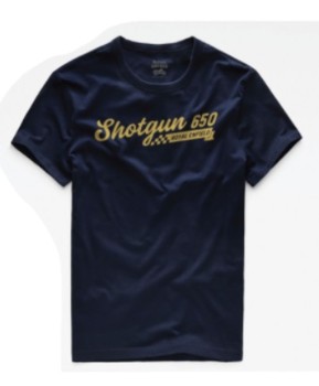 ROYAL ENFIELD T-shirt - T-SHIRT SHOTGUN BLUE