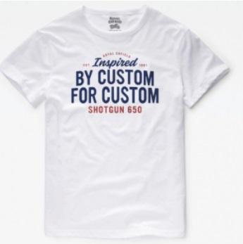 ROYAL ENFIELD T-shirt - T-SHIRT SHOTGUN WHITE